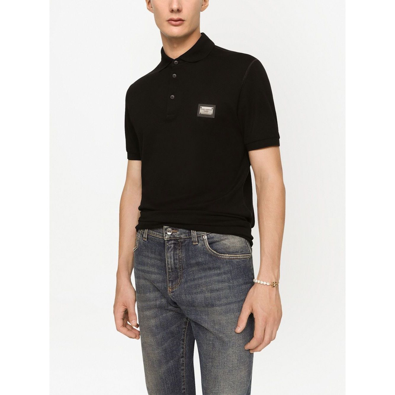 Dolce & Gabbana Logo cotton polo shirt