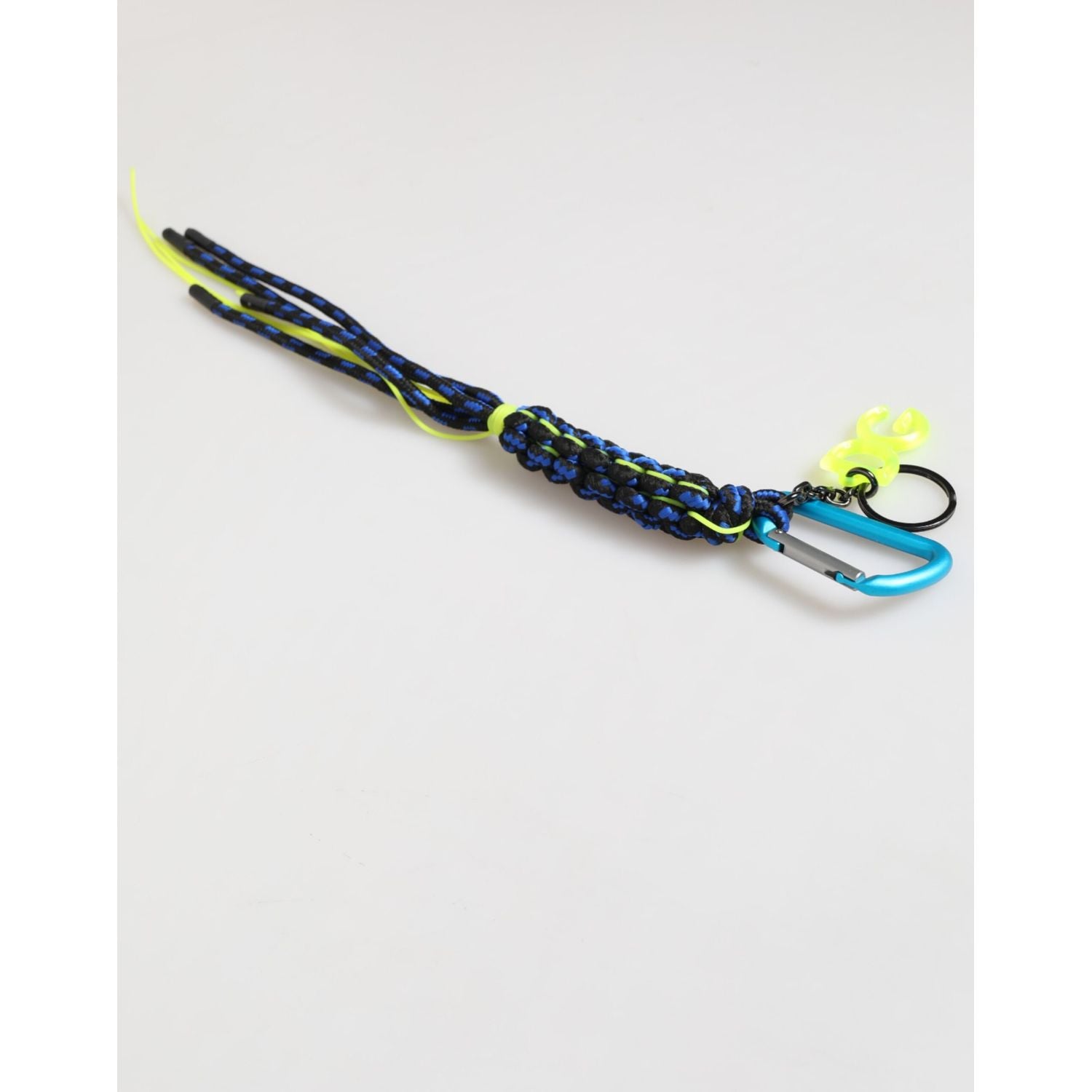 Dolce & Gabbana Multicolor Leather Tape String DG Logo Keychain Keyring