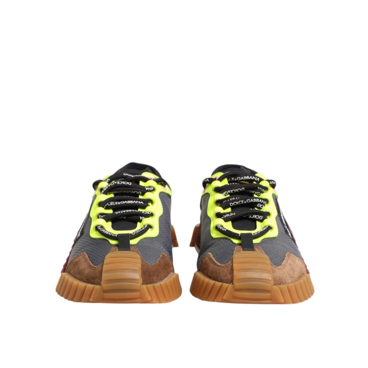 Dolce & Gabbana Multicolor Nylon Low Top NS1 Sneakers Shoes with flexible sole and modern detailing.
