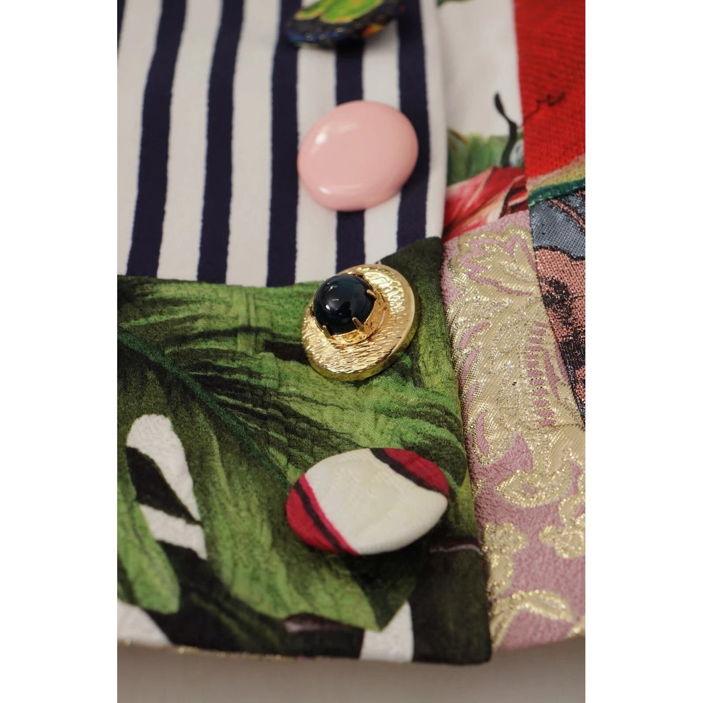 Dolce & Gabbana Multicolor Patchwork A-line Polyester Skirt