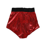 Dolce & Gabbana Red Polyester High Waist Girdle Women Underwear with sleek design and support, perfect for enhancing silhouette in eveningwear.