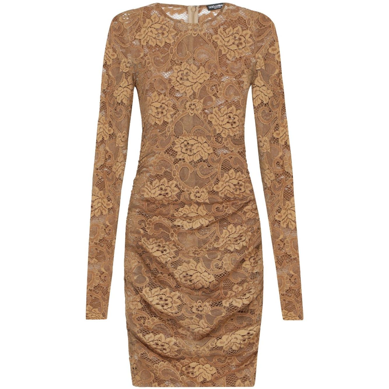 Dolce & Gabbana Short floral lace dress