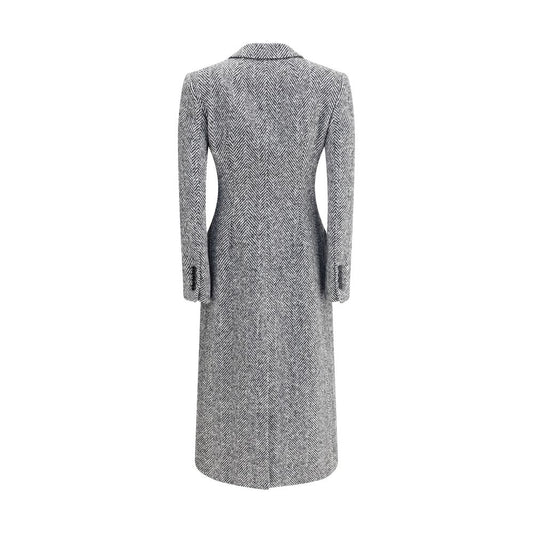 Dolce & Gabbana Single-breasted chevron Coat DO-F0W4QTFC2FUS8030-IT40 | M
