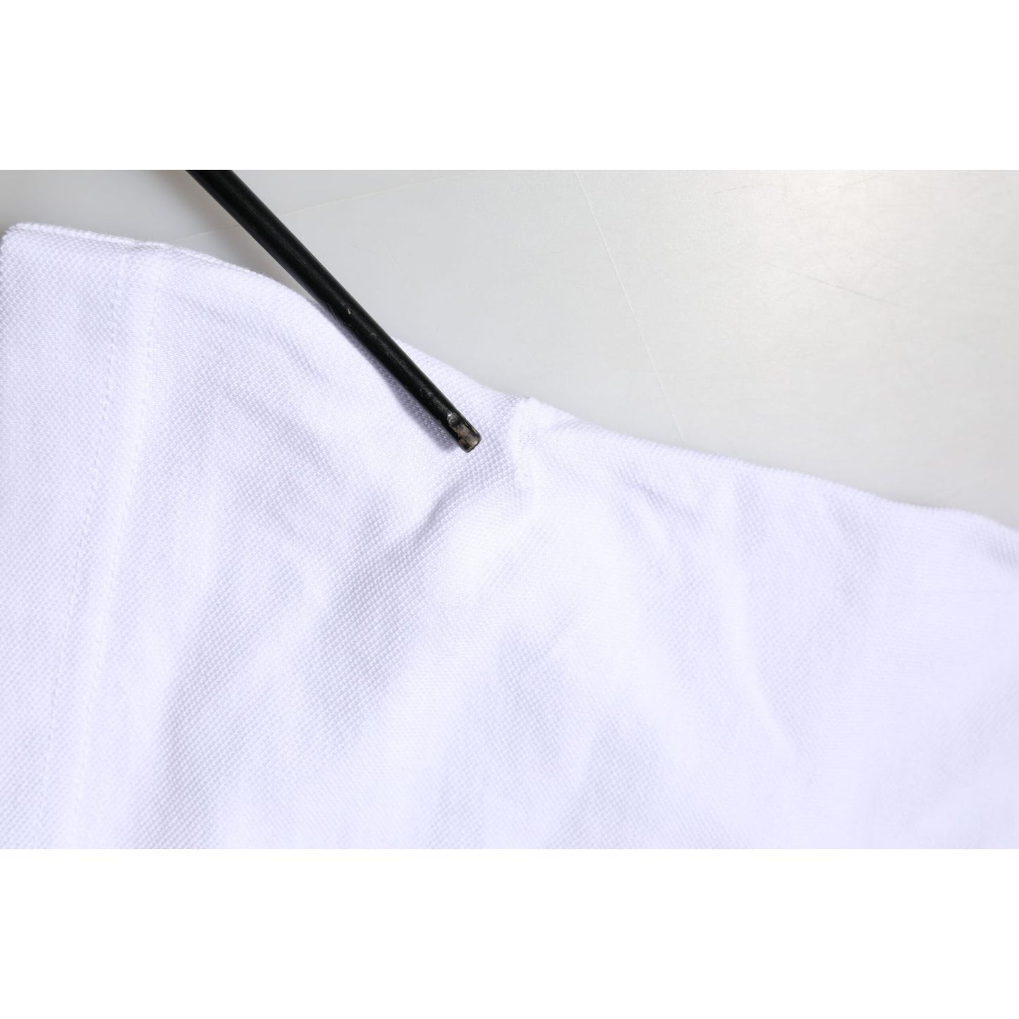 Dolce & Gabbana White Cotton DG Heart Logo Embroider T-shirt