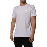 Dolce & Gabbana White Cotton Logo Patch Crew Neck Men T-shirt