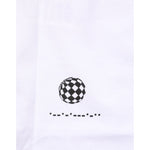 Dolce & Gabbana White Cotton Sleeveless Printed Tank T-shirt with geometric print detail.