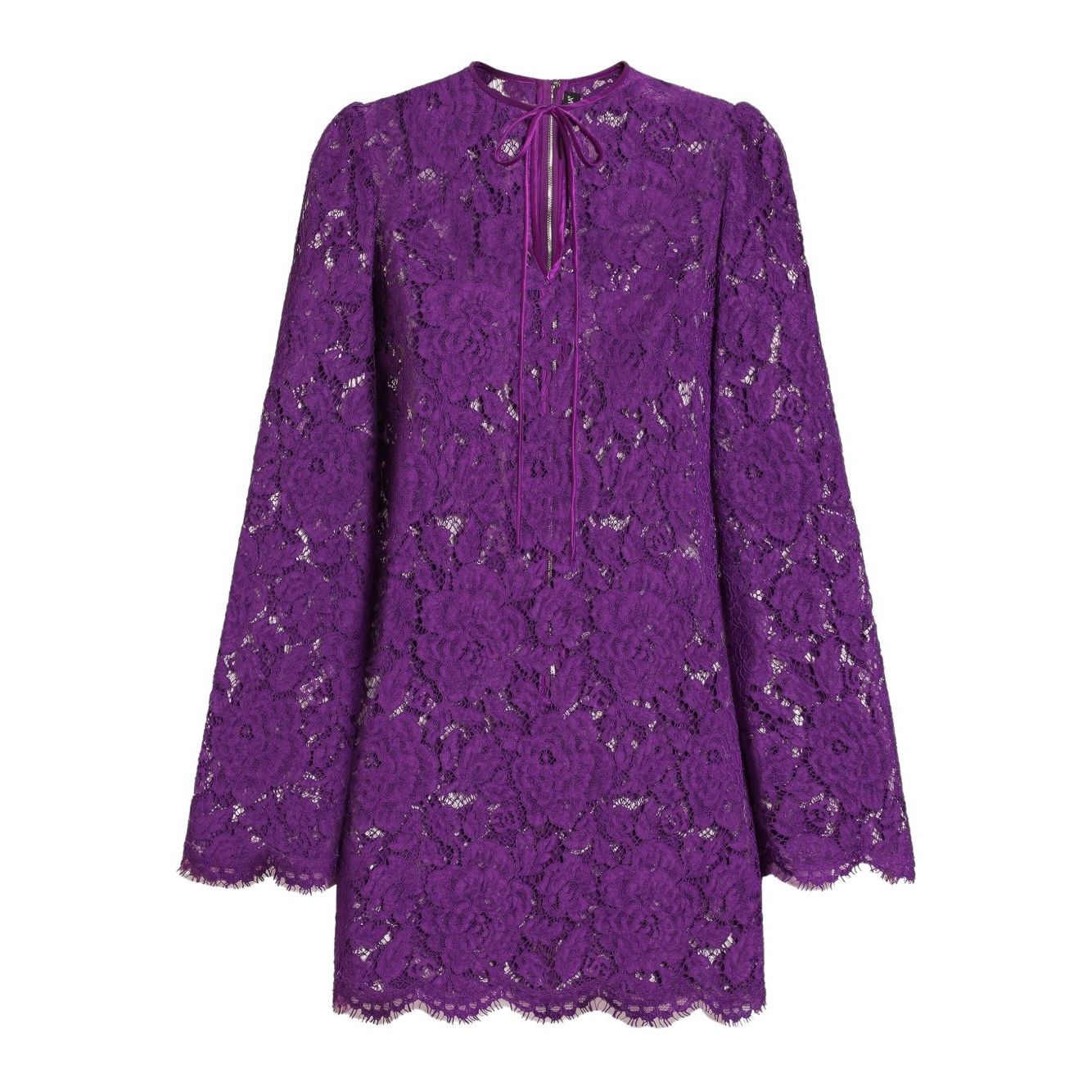 Dolce & Gabbana bell sleeves Lace mini dress Dresses