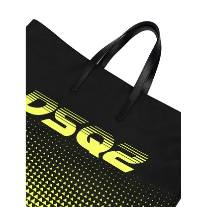 Dsquared² Bicolour Polyester Logo Shopping Bag