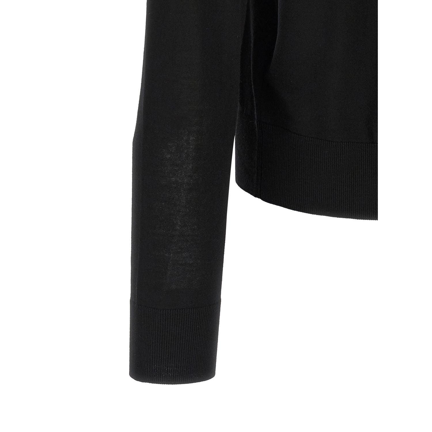 Dsquared² Black Wool Cardigan