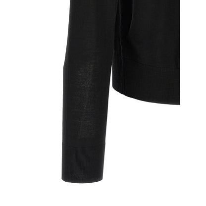 Dsquared² Black Wool Cardigan