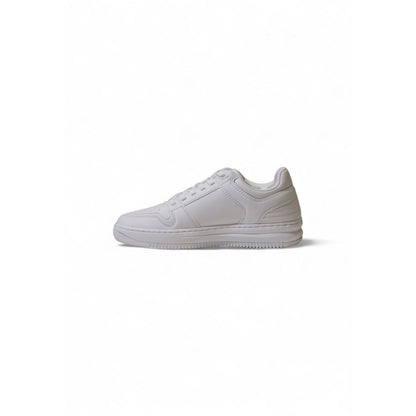 EA7 Emporio Armani White Polyester Athletic Sneakers