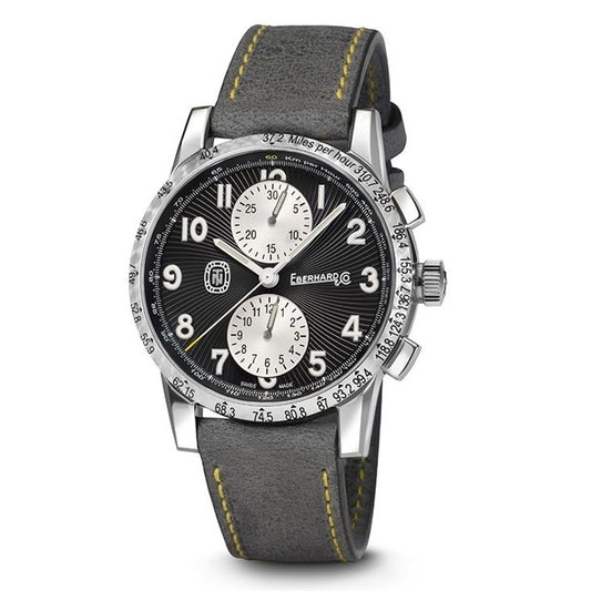 EBERHARD Mod. TAZIO NUVOLARI GOLD CAR COLLECTION Gent,LUXURY WATCHES,Wristwatch