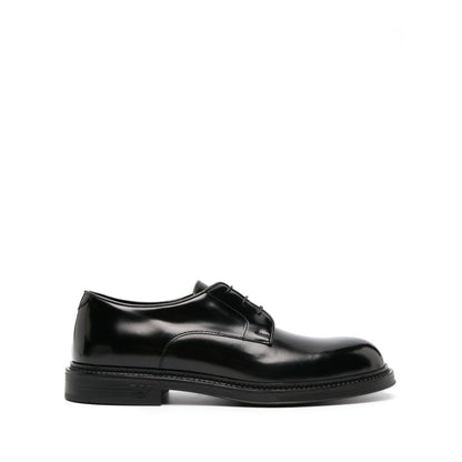 EMPORIO ARMANI EXCLUSIVE Derby shoes in buffed leather