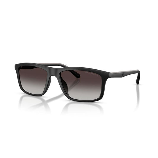 EMPORIO ARMANI MOD. EA 4257U sunglasses for gentlemen, stylish black frame with gradient lenses.