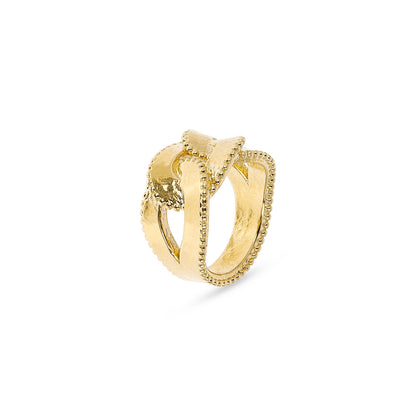 ETRUSCA JEWELS JEWELRY Mod. WSET00672.YG - 16 gold ring with intricate design