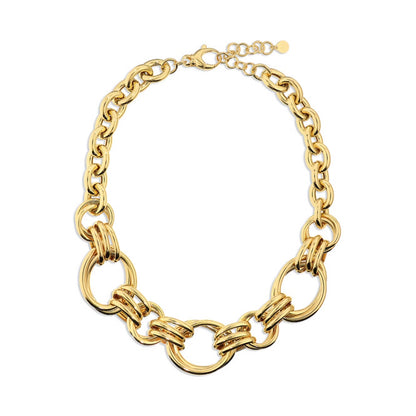 ETRUSCA JEWELS JEWELRY Mod. WSET00892.YG gold chain necklace on white background