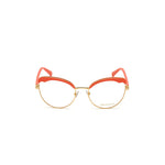 Emilio Pucci Gold Metal Frames women's glasses, model EP5131-55030, gold color, metal frame, size 55/19/140 mm.
