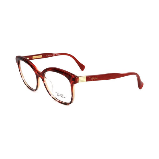 Emilio Pucci Red Plastic Frames in cherry red color, model EP2695611, with dimensions 51/15/135mm, stylish eyeglasses for women.