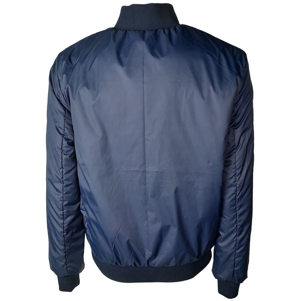 Emilio Romanelli Brown Calfskin Men Bomber Jacket