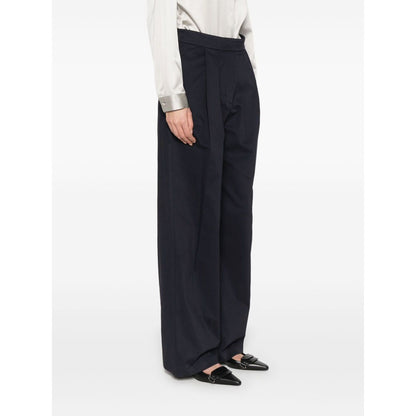 Emporio Armani Cotton Wide Leg Trousers