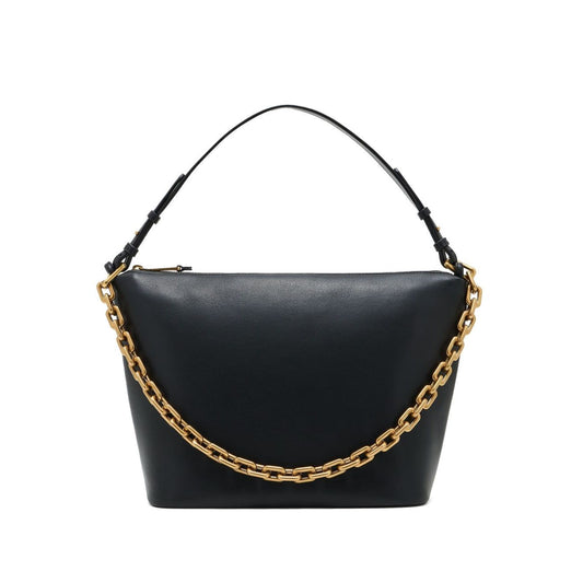 Emporio Armani Medium leather hobo bag with chain Handbag