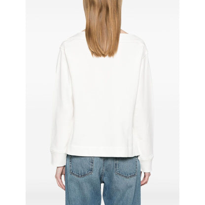 Emporio Armani logo embroidered sweatshirt