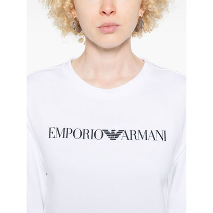 Emporio Armani logo-print organic-cotton Sweatshirt
