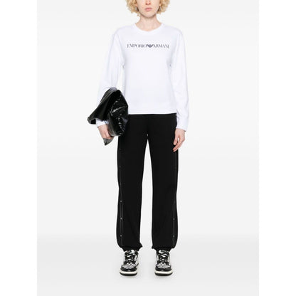 Emporio Armani logo-print organic-cotton Sweatshirt
