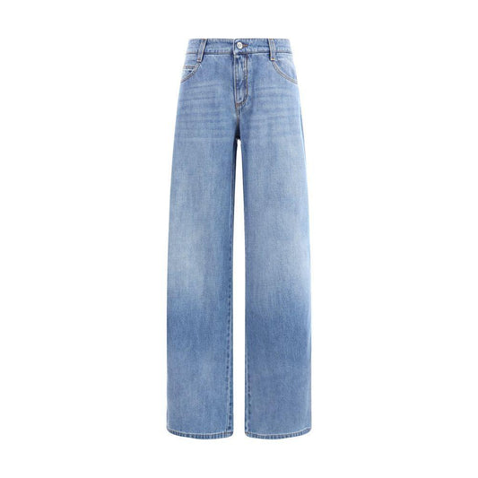 Ermanno Scervino Wide leg Jeans ER-D477P367GKW94037-IT40 | M