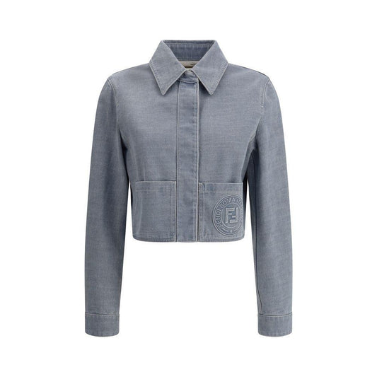 Fendi Cropped denim Jacket FE-FLF811ASMBF1RX3-IT40 | M