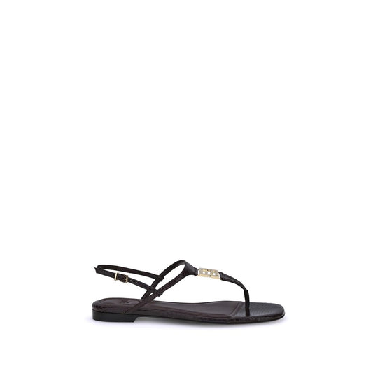 Fendi Multicolor Calf Leather Bos Taurus Flat Sandals