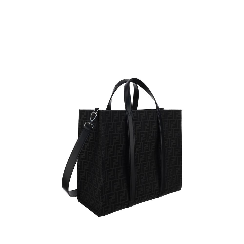 Front view with bag zipped and handles upright.