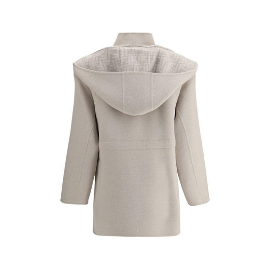 Fendi Wool Coat with removable hood FE-FJ7587A5HDF1MYZ-IT38 | S