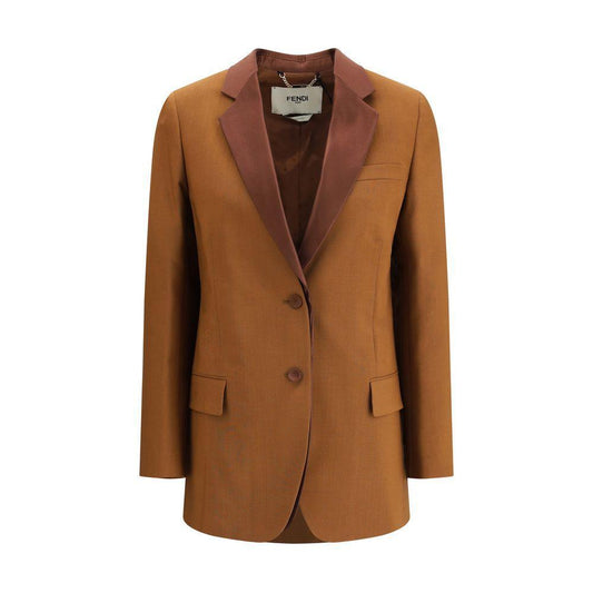 Fendi Wool and mohair Blazer FE-FJ7649AQ3HF1T6L-IT40 | M