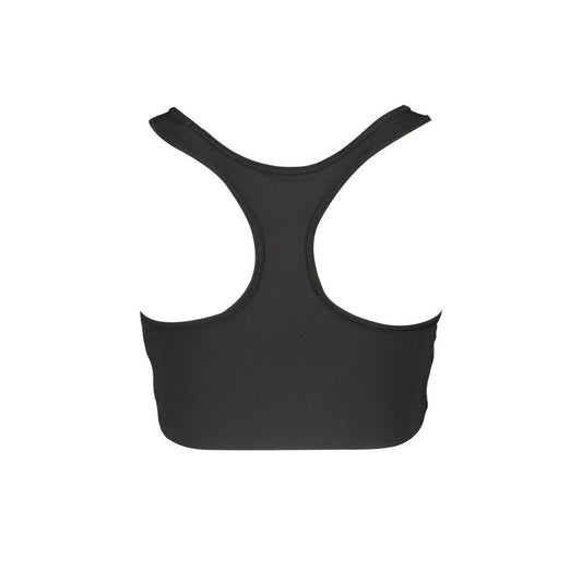 Fila Black Polyester Women Sports Bra FI-19786-XS