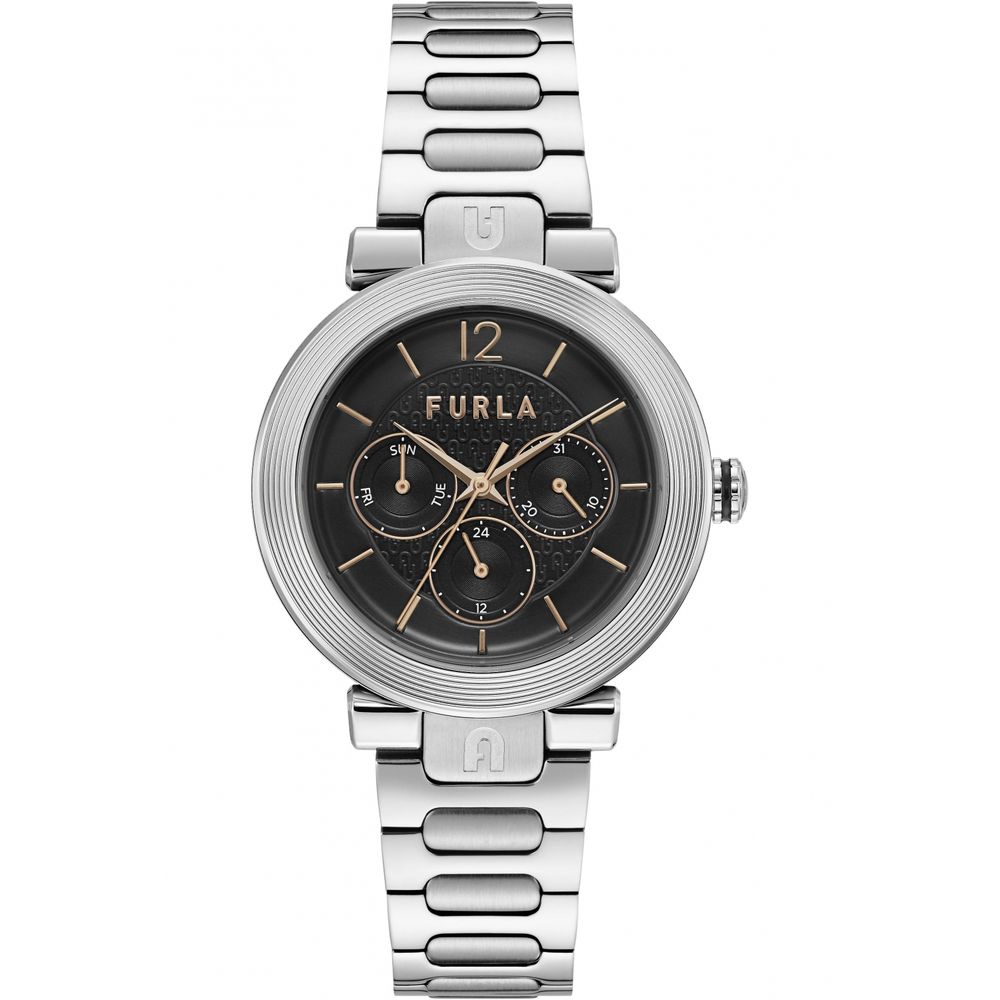 Furla Gray Stainless Steel Bracelet Watch Furla