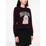 GANNI Sweaters Bordeaux Topwear