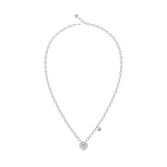 GUESS JEWELS JEWELRY Mod. JUBN05212JWRHT-U necklace with heart pendant.
