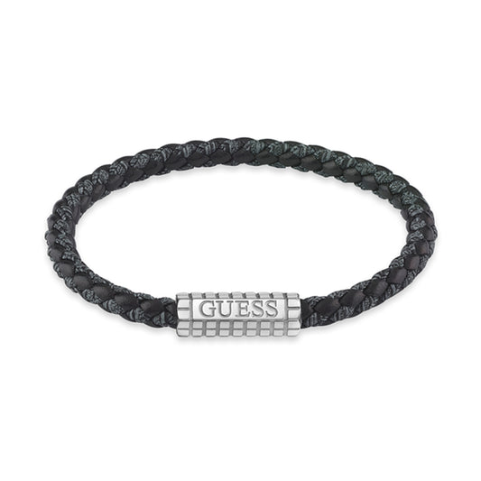 GUESS JEWELS JEWELRY Mod. JUMB05036JWSTBKS black braided bracelet