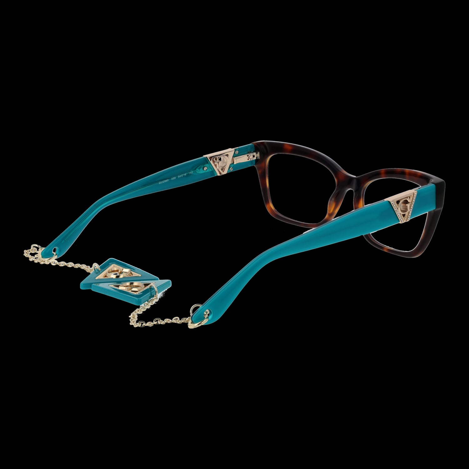 Front view with bag zipped and handles upright.