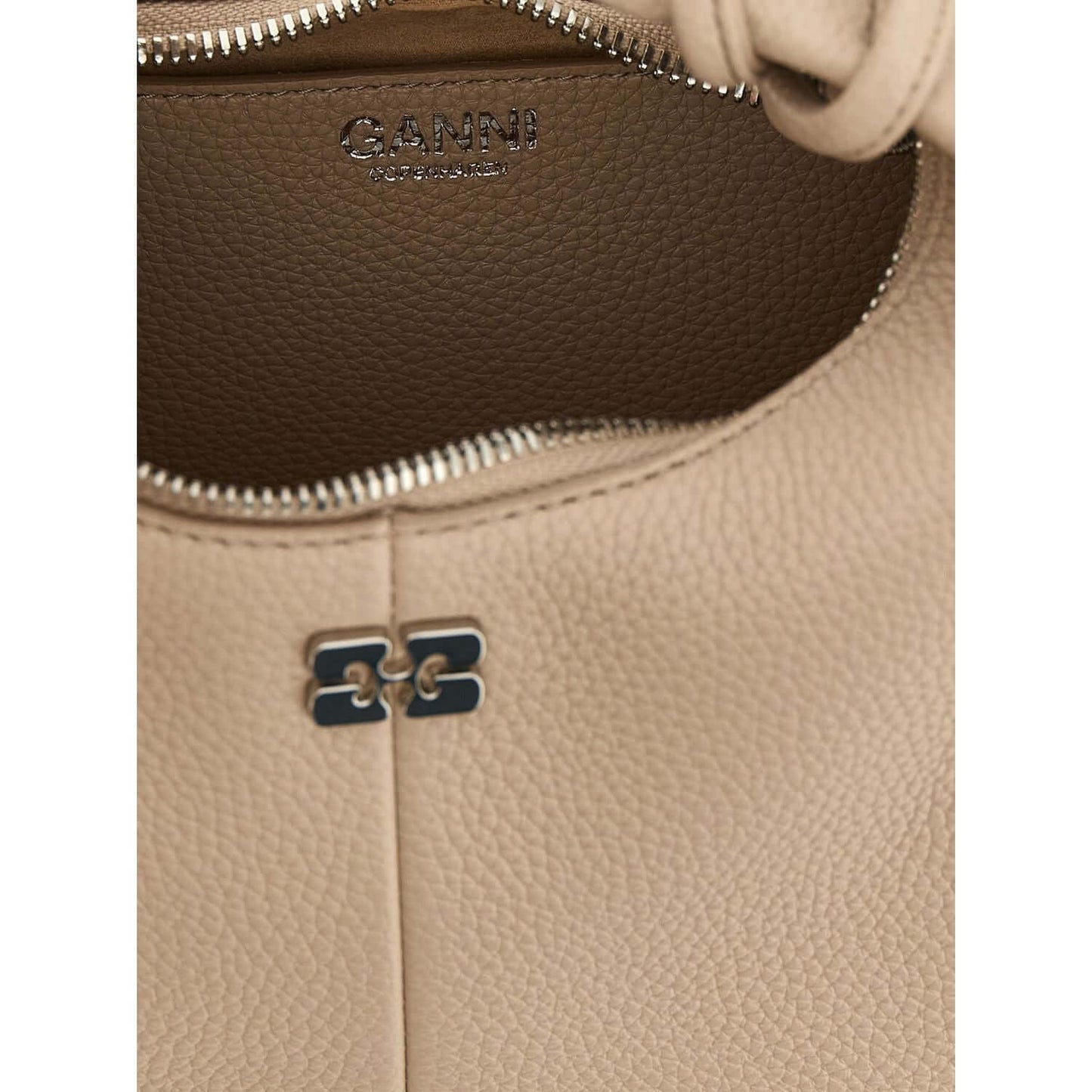 Ganni Beige Polyester Handbag