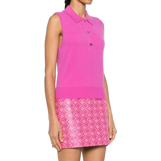 Ganni Wool And Cashmere Polo GA-8735481462996-M