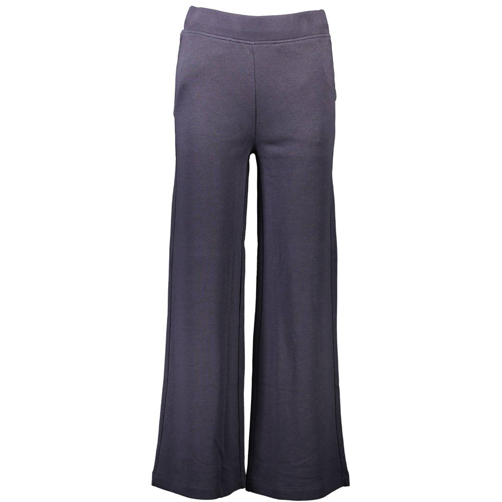 Gant Blue Cotton Women Trackpant featuring stylish design and comfortable fit, perfect for a casual and fashionable look.
