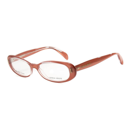 Giorgio Armani Multicolor Acetate Glasses (Frames) with pink acetate design, size 52/16/140 mm, elegant eyewear for women.