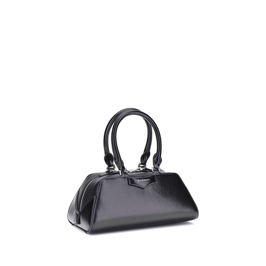 Givenchy Antigona East-West Mini Handbag with black leather and structured design