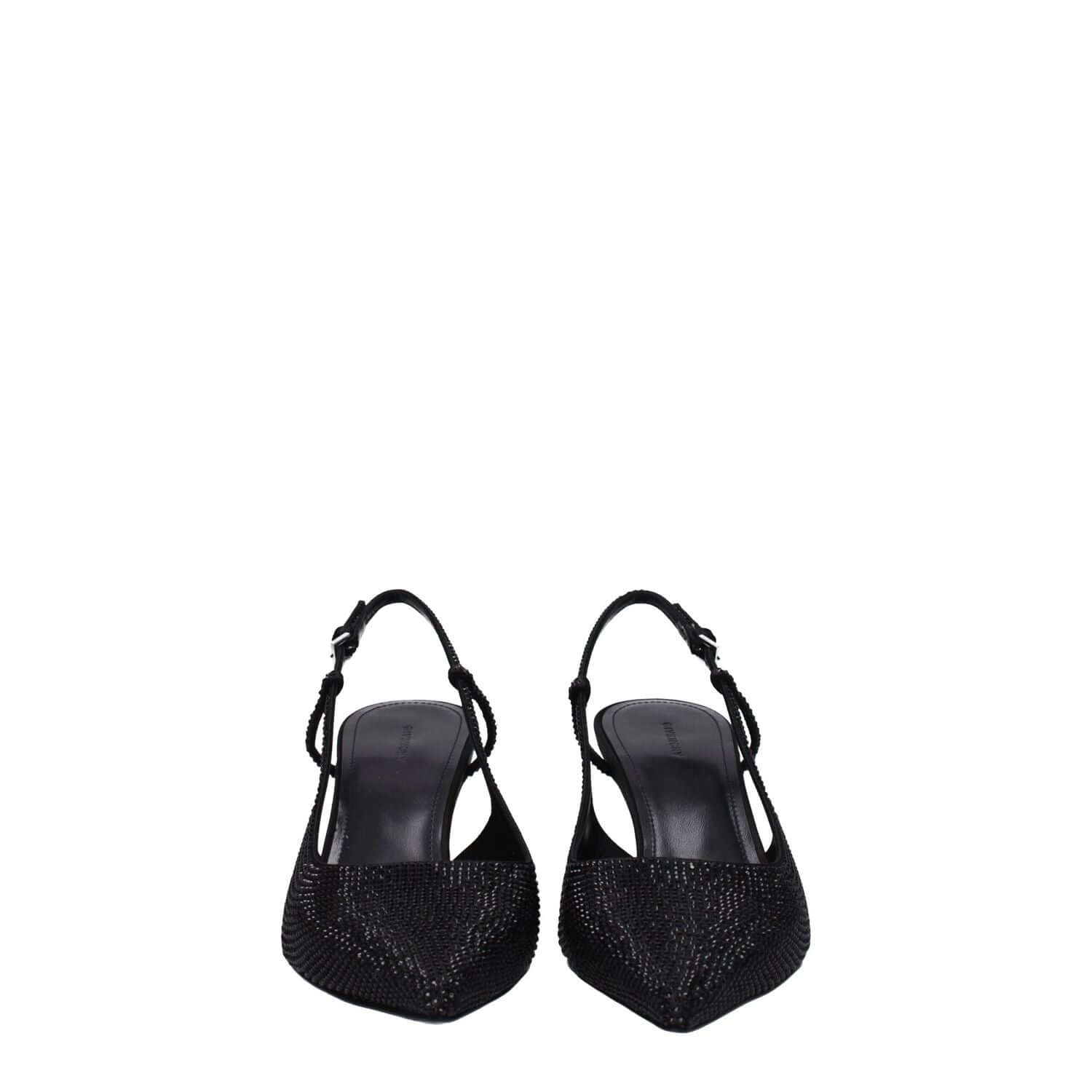 Givenchy Black Fabric High Heel Pumps
