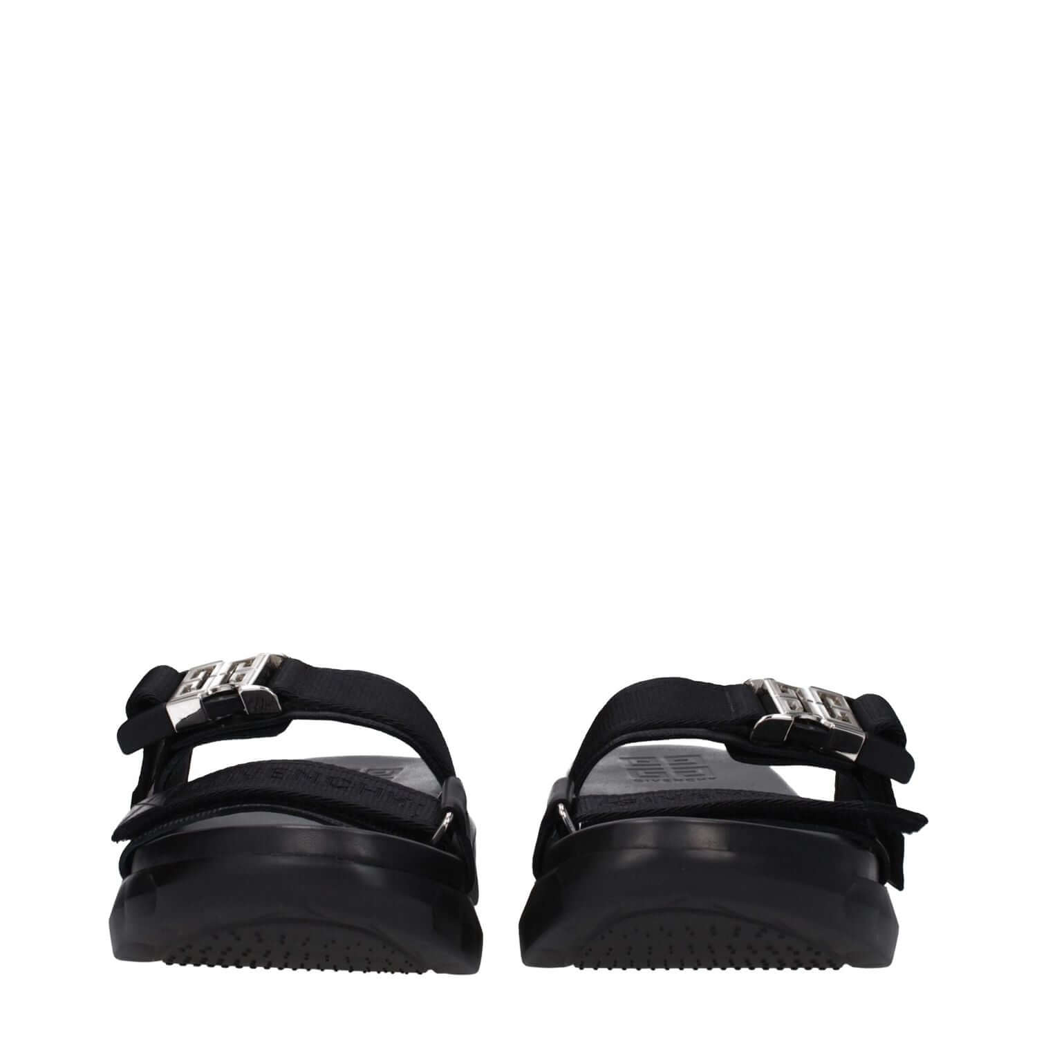 Givenchy Black Fabric Slippers