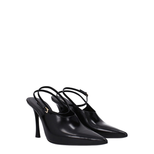 Givenchy Black Leather High Heel Pumps GI-8547464675593-EU36.5/US6.5