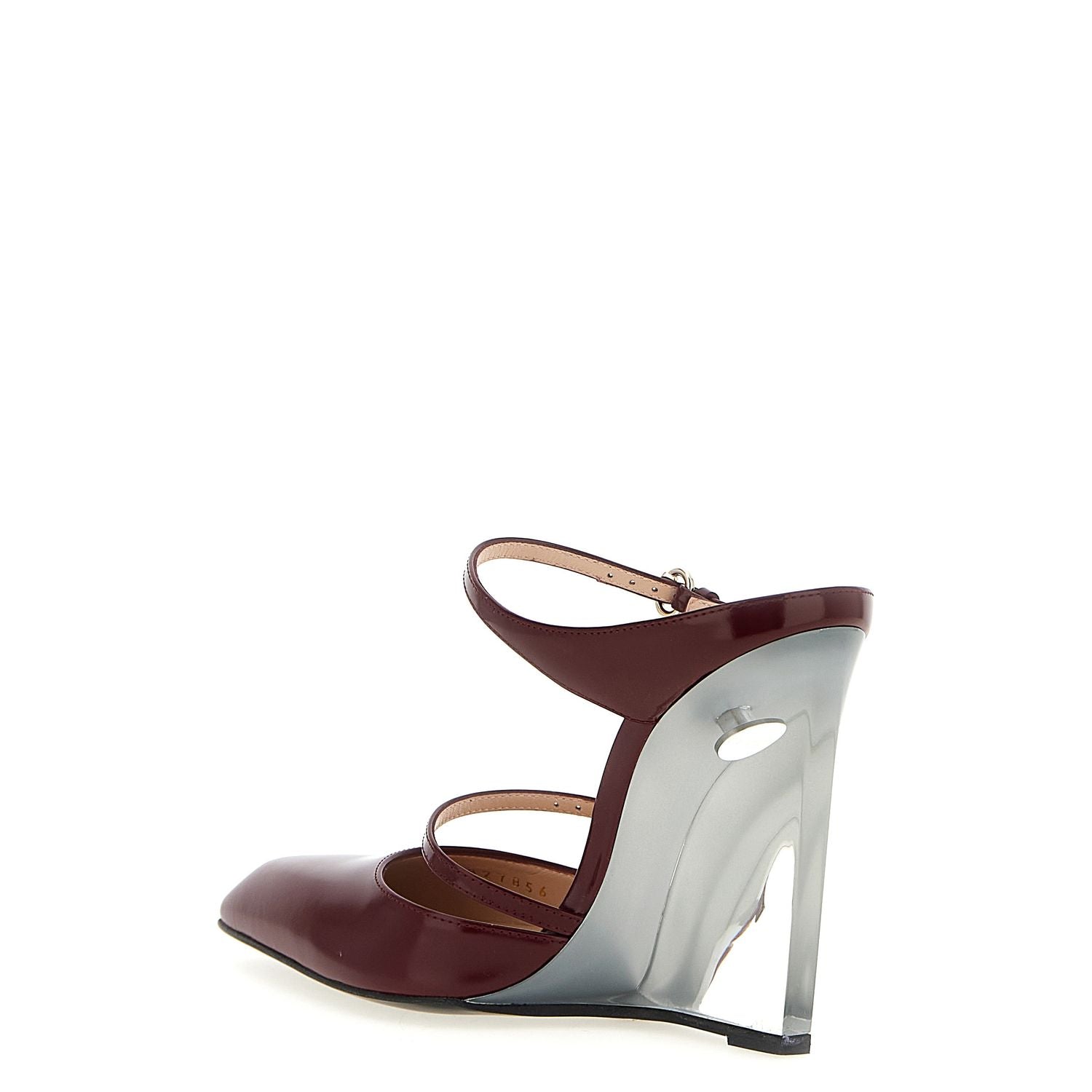 Gucci Multicolor Leather Wedge Sandals