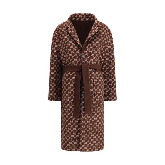 Gucci Silk and wool reversible Coat GU-823839Z7ASL2016-IT42 | L